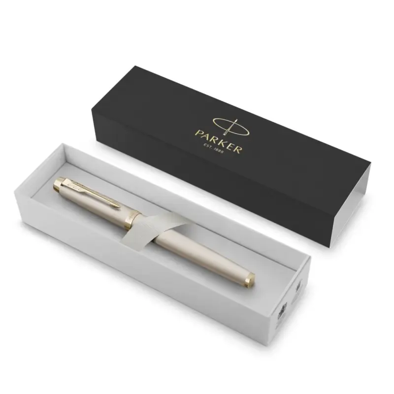 Parker IM MONOCHROME Penna Stilografica Box - Champagne by Fulker