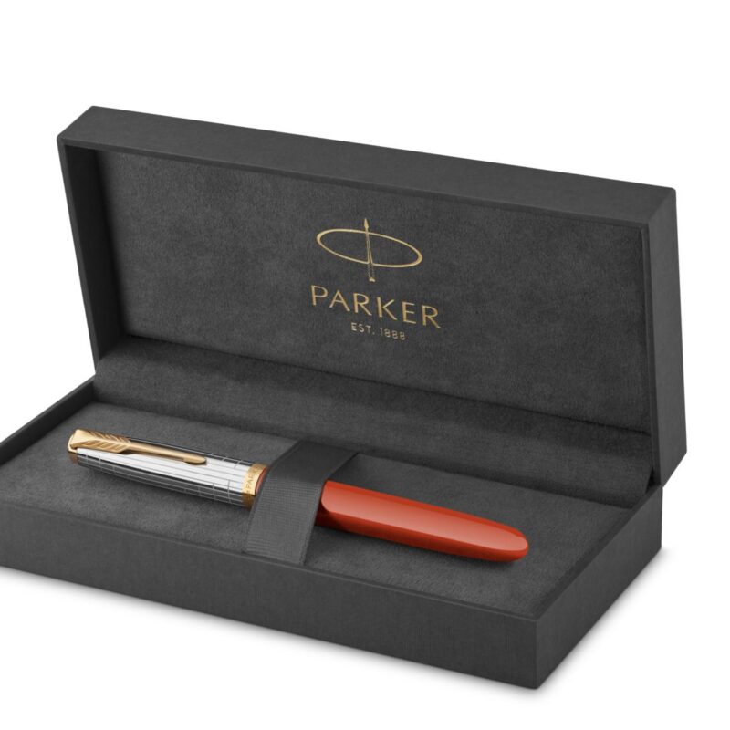 Parker 51 PREMIUM Penna Stilografica - Rossa Box by Fulker