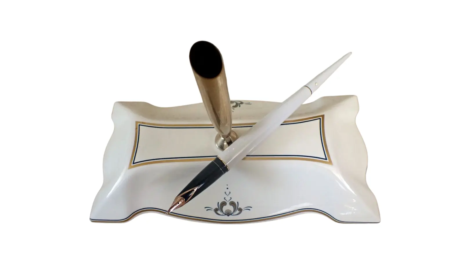 Sheaffer Royal Doulton Desk Pen Set - Limited Edition - immagine 2