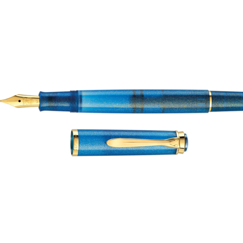 Pelikan M200 Golden Lapis SET by Fulker