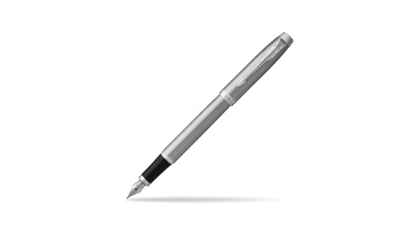 Penna Stilografica Parker IM Brushed Metal GT – Personalizzata Con Incisione Laser (Nome, Slogan O Logo)