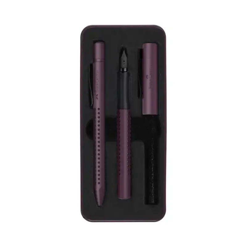 Faber Castell Set Grip Edition Berry Stilografica e Sfera by Fulker