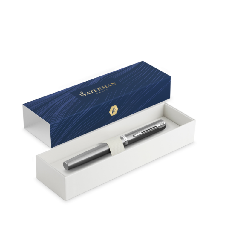 Stilografica Waterman Impression Acciaio CT box by Fulker