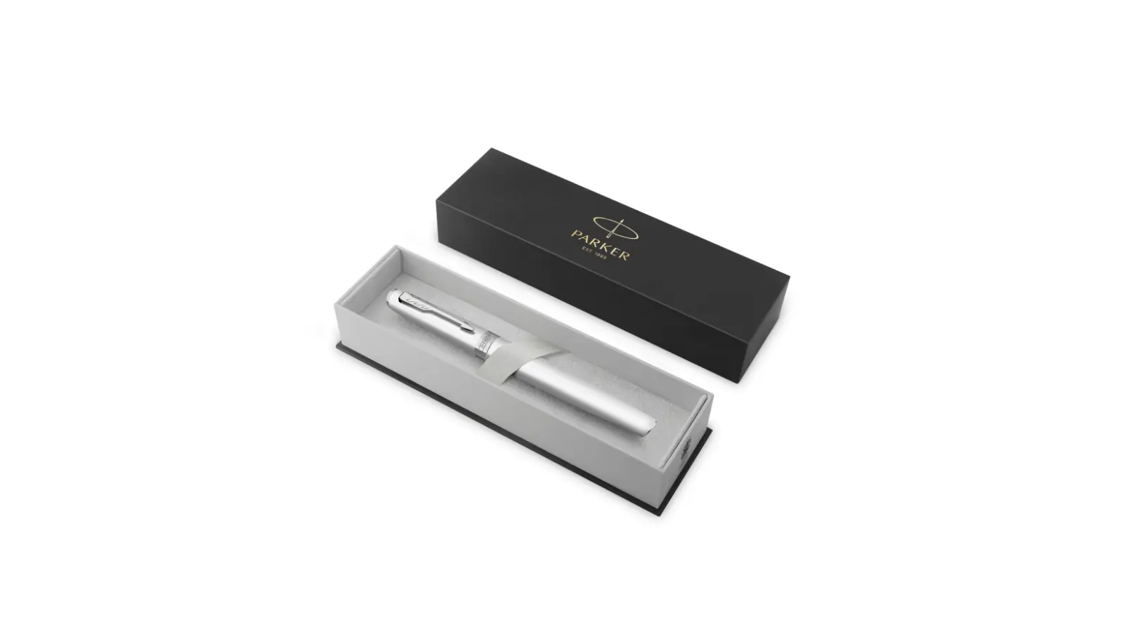 Stilografica Penna Parker Merdian Acciaio CT box by Fulker
